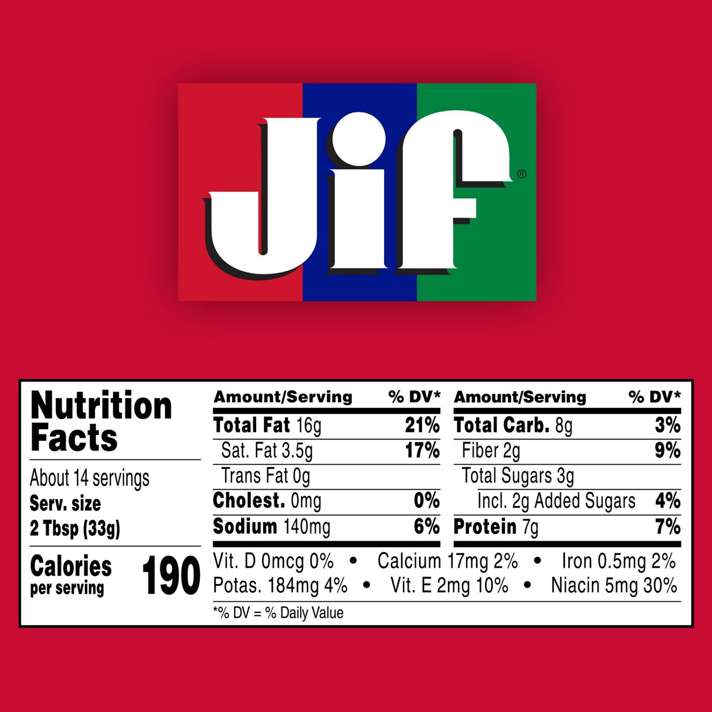 Jif Jif Creamy Peanut Butter, 16-Ounce Jar; image 4 of 5