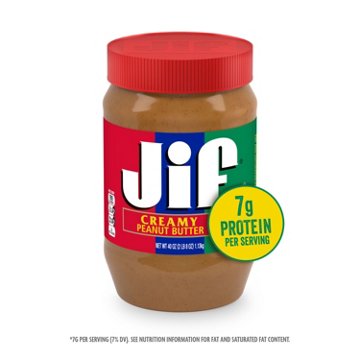 Jif Creamy Peanut Butter, 40 oz