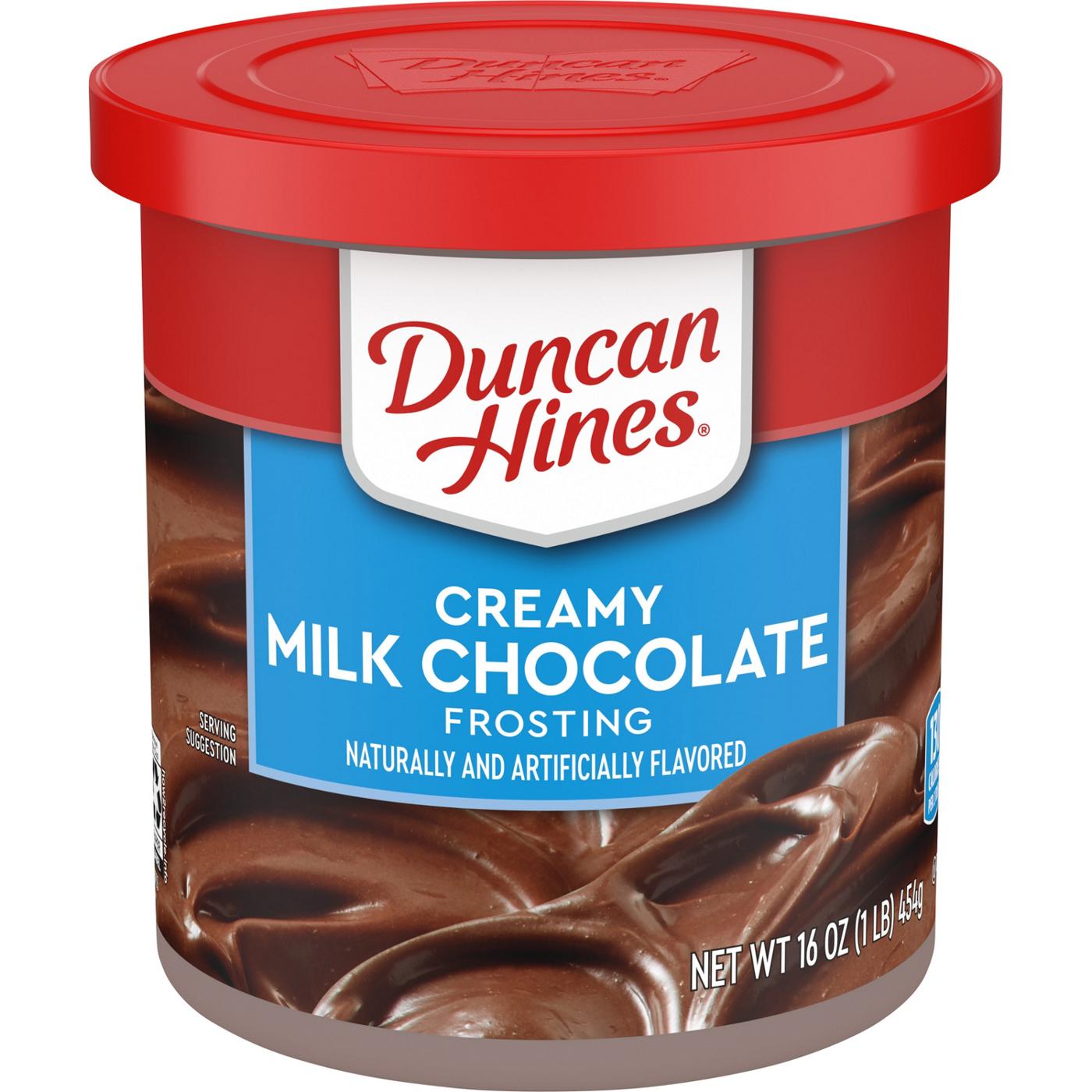 Duncan Hines Creamy Milk Chocolate Frosting; image 1 of 4
