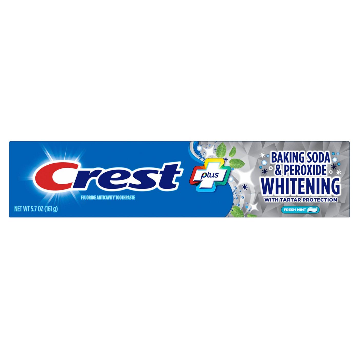 Crest Baking Soda & Peroxide Whitening Toothpaste - Fresh Mint; image 1 of 4