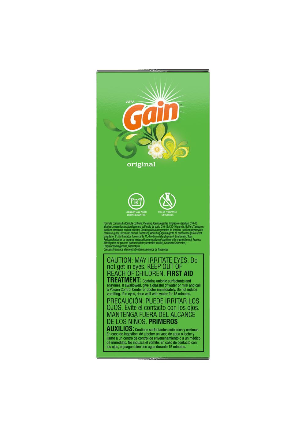 Gain Aroma Boost HE Powder Laundry Detergent, 89 Loads - Original; image 6 of 8