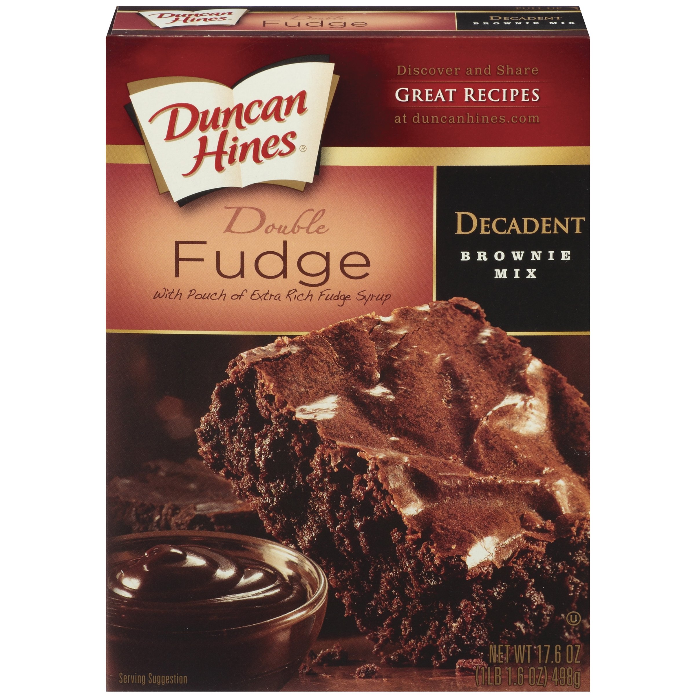Duncan Hines Decadent Double Fudge Premium Brownie Mix Shop Baking