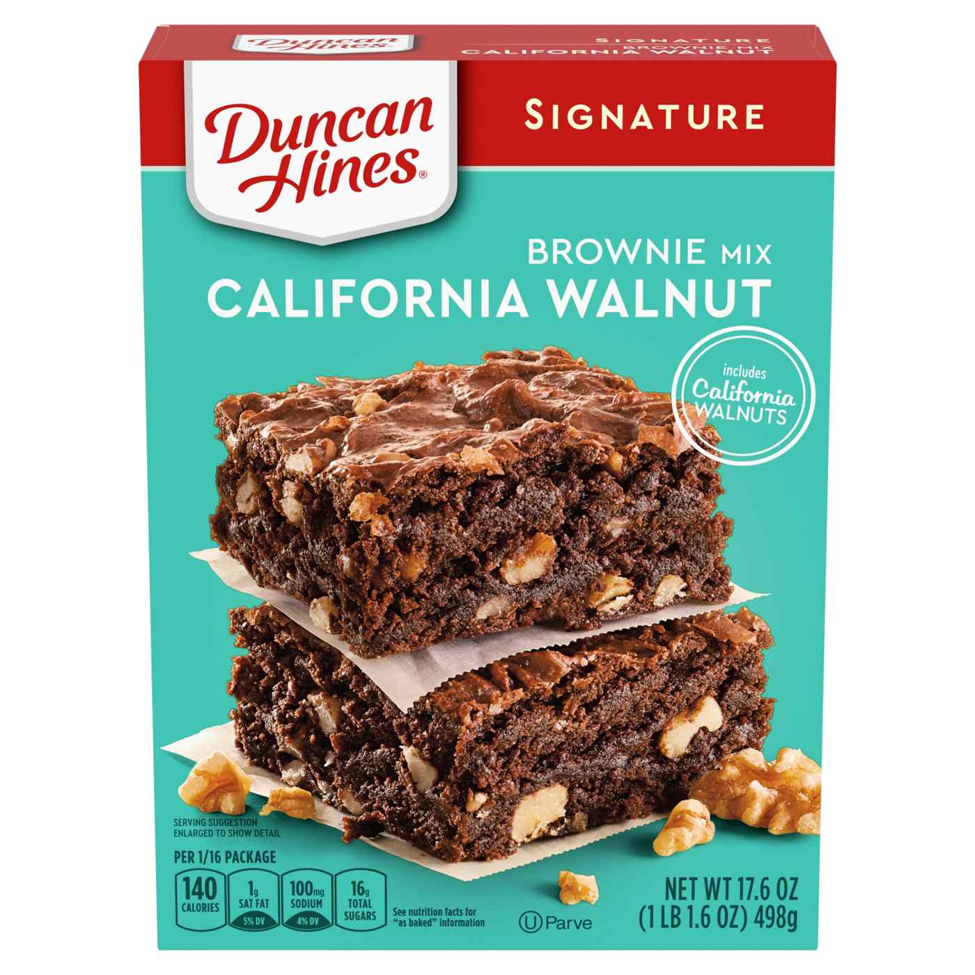 Duncan Hines Signature California Walnut Brownie Mix; image 1 of 7