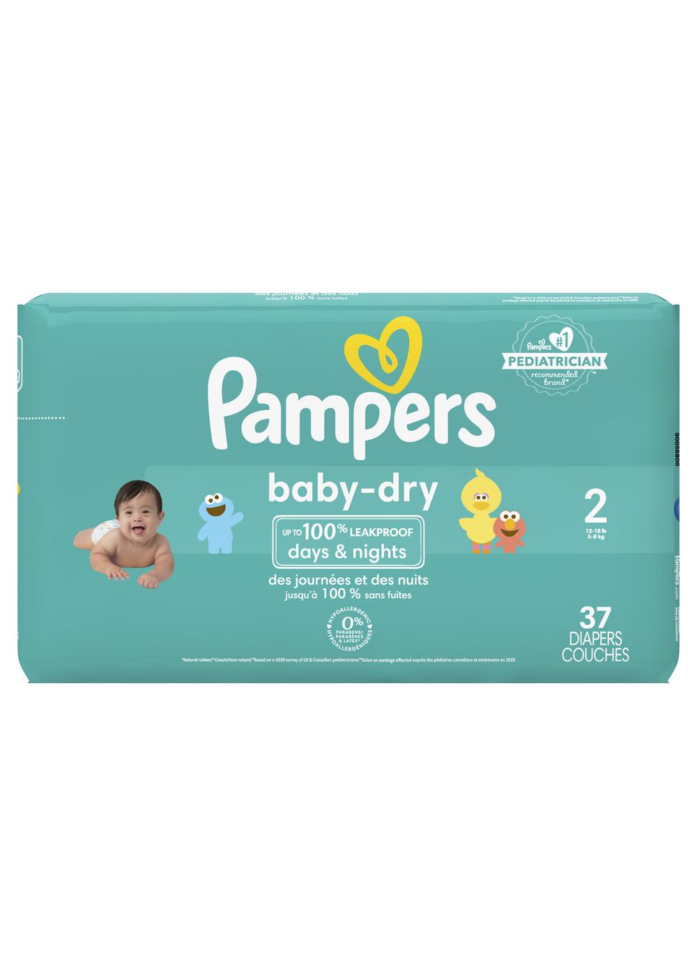 Pampers Baby-Dry Diapers Size 2; image 8 of 9