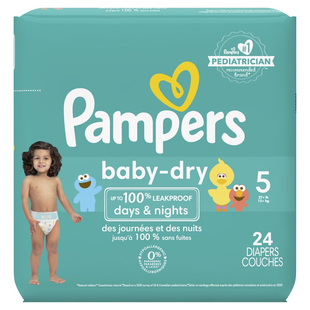 Fantastisch Humaan Verknald Pampers Baby-Dry Diapers - Size 5 - Shop Diapers at H-E-B