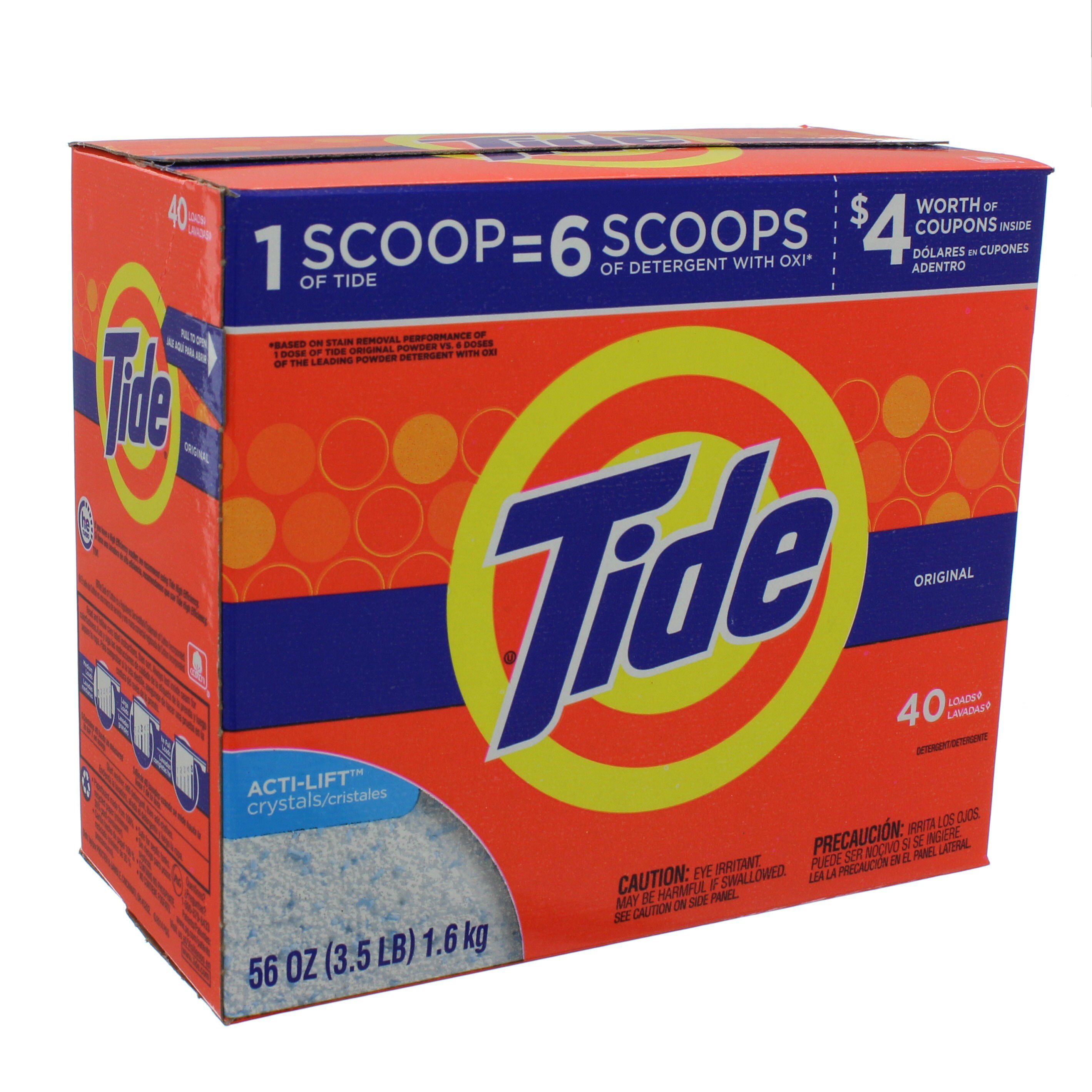 Tide Original Scent Powder Laundry Detergent 40 Loads - Shop Detergent ...