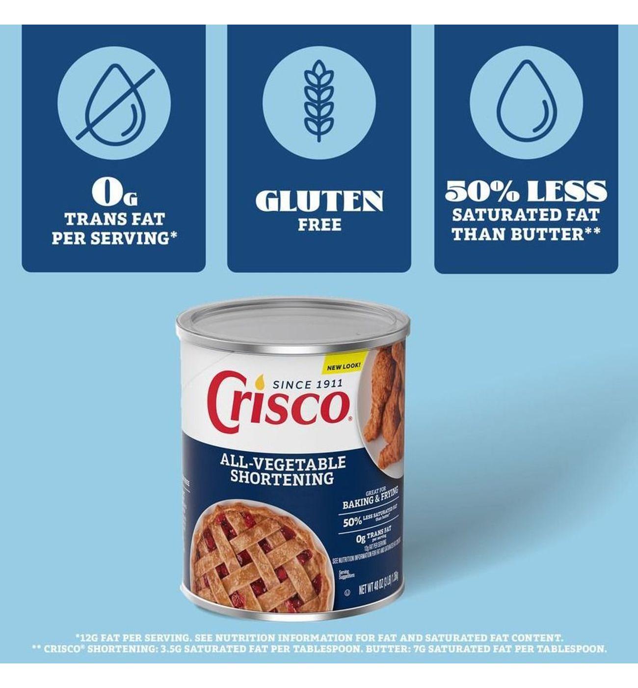 Crisco AllVegetable Shortening Shop Oils at HEB