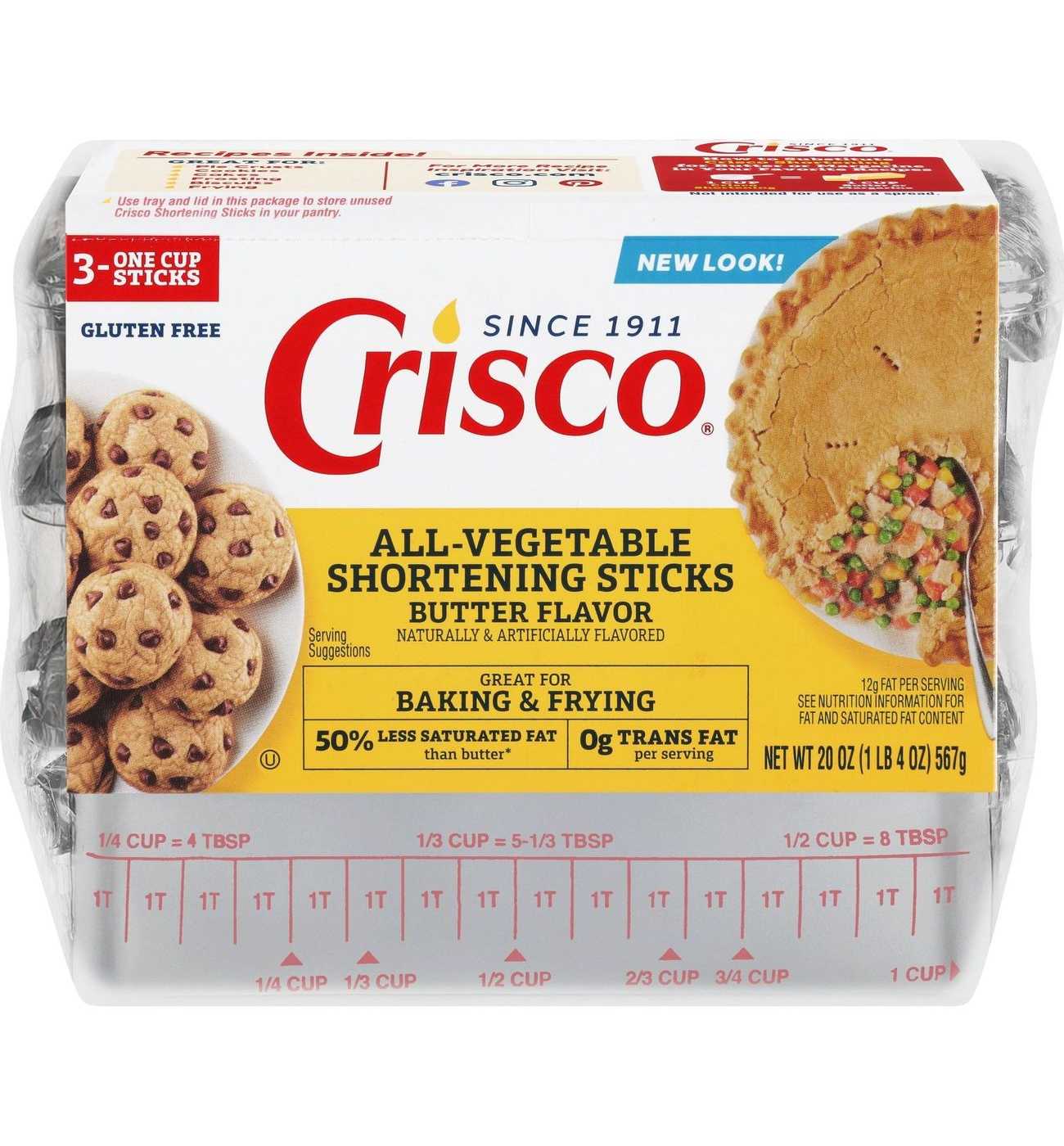 Crisco All-Vegetable Shortening Baking Sticks - Butter Flavor; image 1 of 10