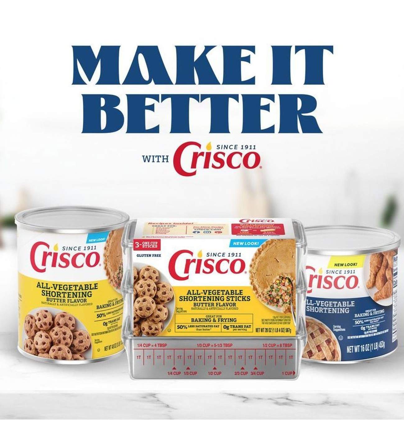 Crisco All-Vegetable Shortening Baking Sticks - Butter Flavor; image 9 of 10