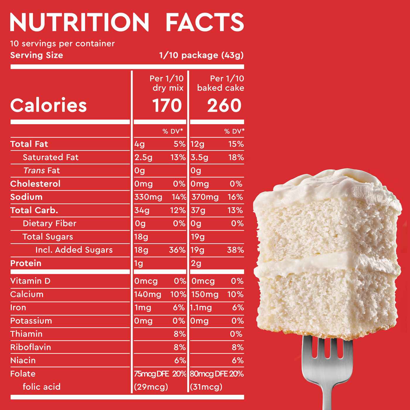 Duncan Hines Perfectly Moist Classic White Cake Mix; image 3 of 7