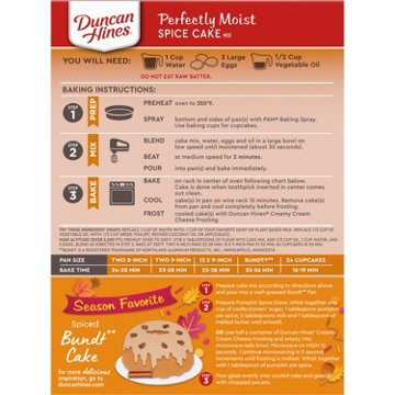 Duncan Hines Signature Perfectly Moist Spice Cake Mix