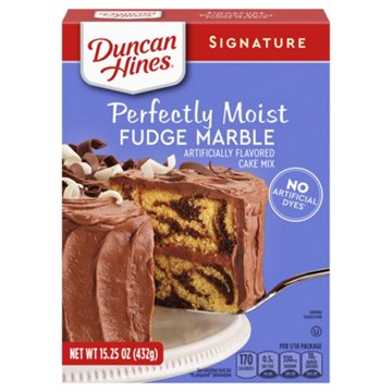 Duncan Hines Signature Perfectly Moist Fudge Marble Cake Mix