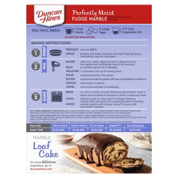 Duncan Hines Signature Perfectly Moist Fudge Marble Cake Mix