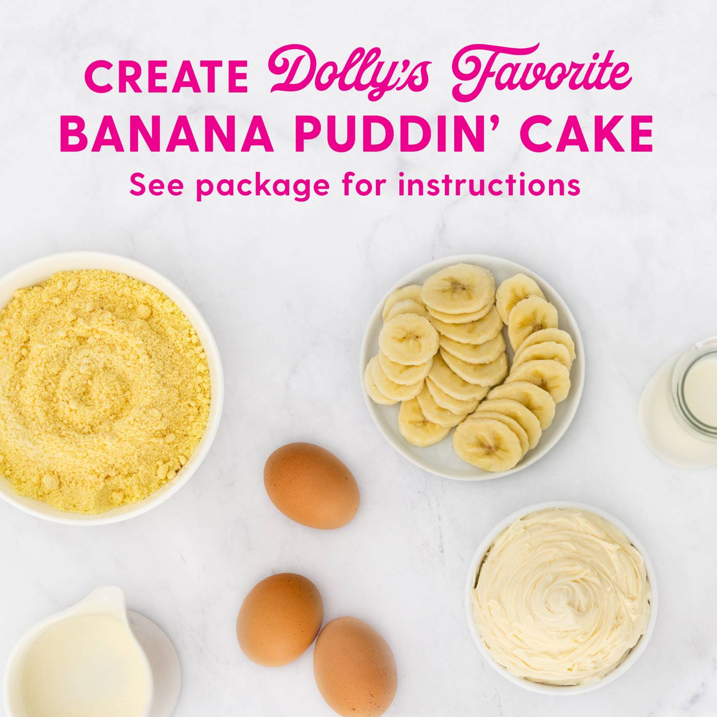 Duncan Hines Dolly Parton's Favorite Southern-Style Banana Flavored Cake Mix; image 5 of 7