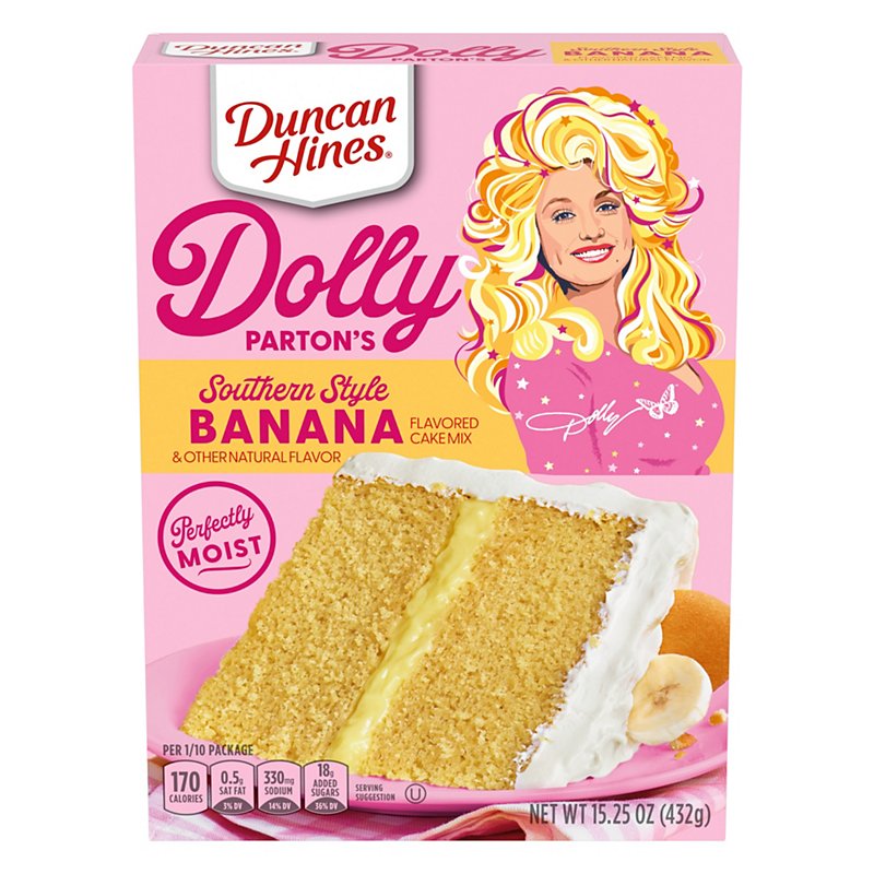 Dolly Parton Cake Mix Banana