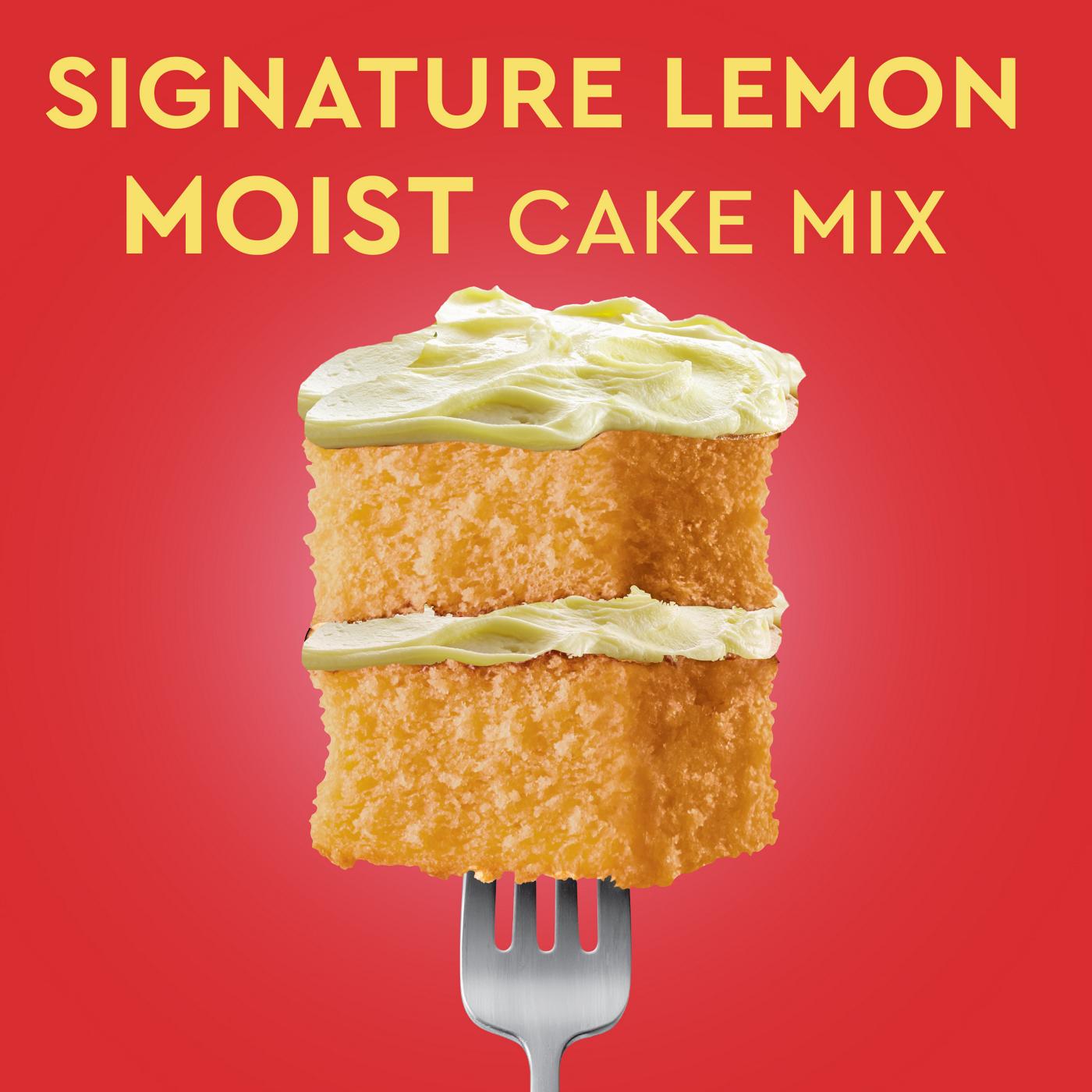 Duncan Hines Signature Perfectly Moist Lemon Supreme Cake Mix; image 6 of 7