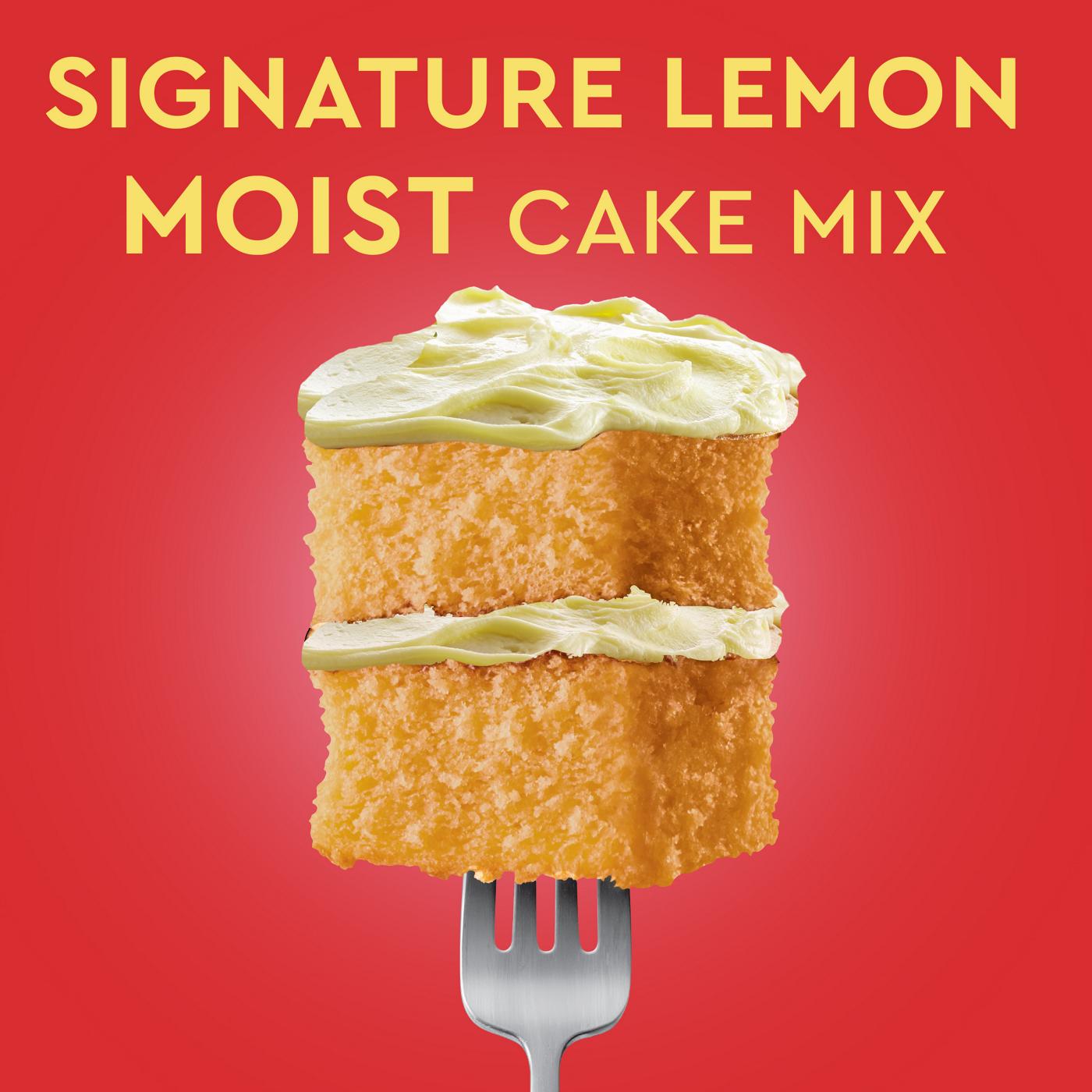 Duncan Hines Signature Perfectly Moist Lemon Supreme Cake Mix; image 7 of 7