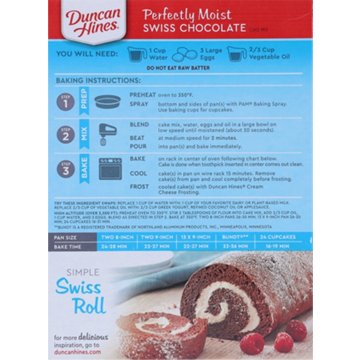 Duncan Hines Signature Perfectly Moist Swiss Chocolate Cake Mix