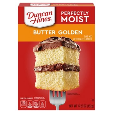 Duncan Hines Perfectly Moist Butter Golden Cake Mix, 15.25 oz