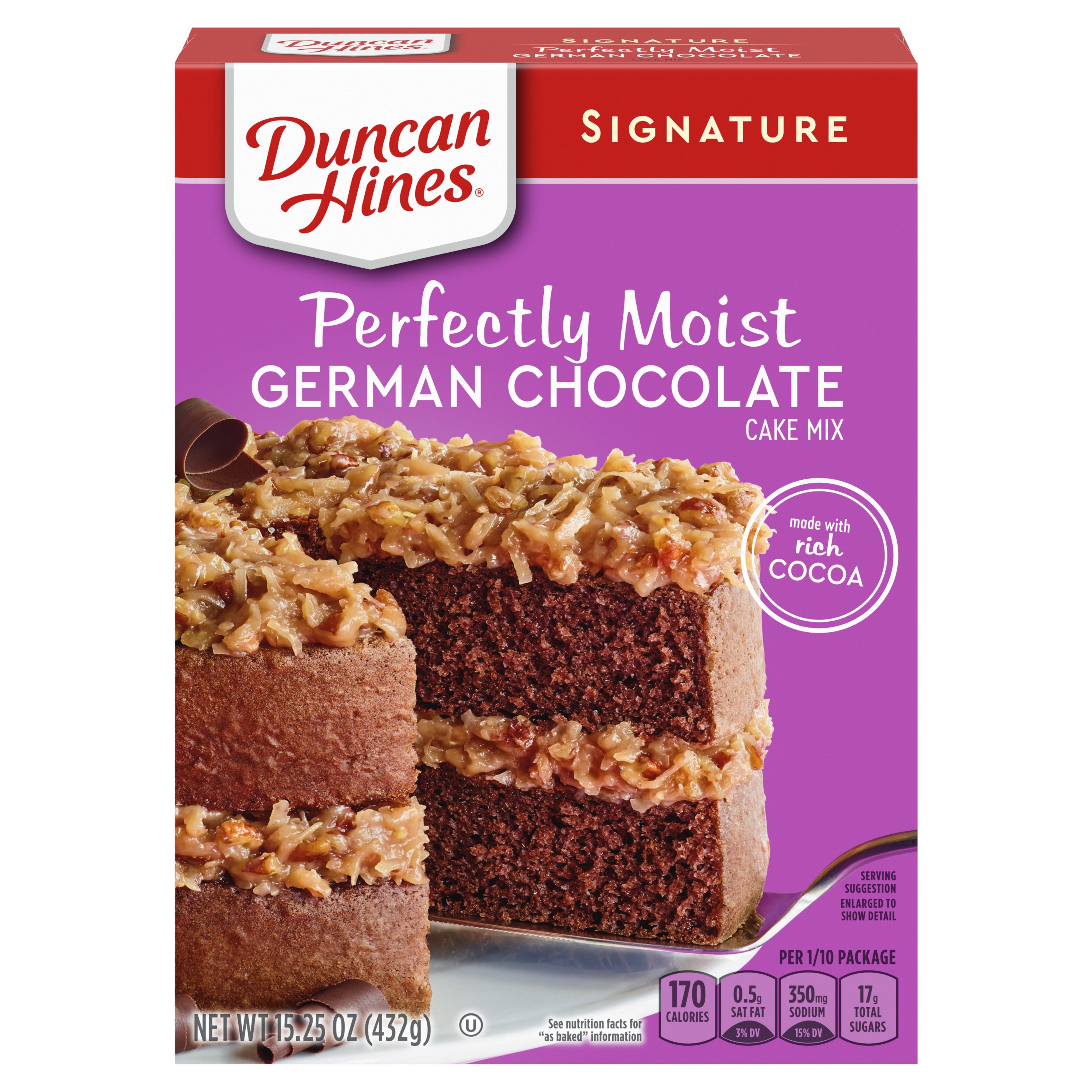 Duncan Hines Moist Deluxe German Chocolate Cake Mix Shop Baking Mixes At H E B
