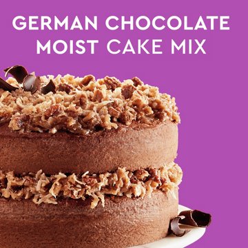 Duncan Hines Signature Perfectly Moist German Chocolate Cake Mix, 15.25 oz