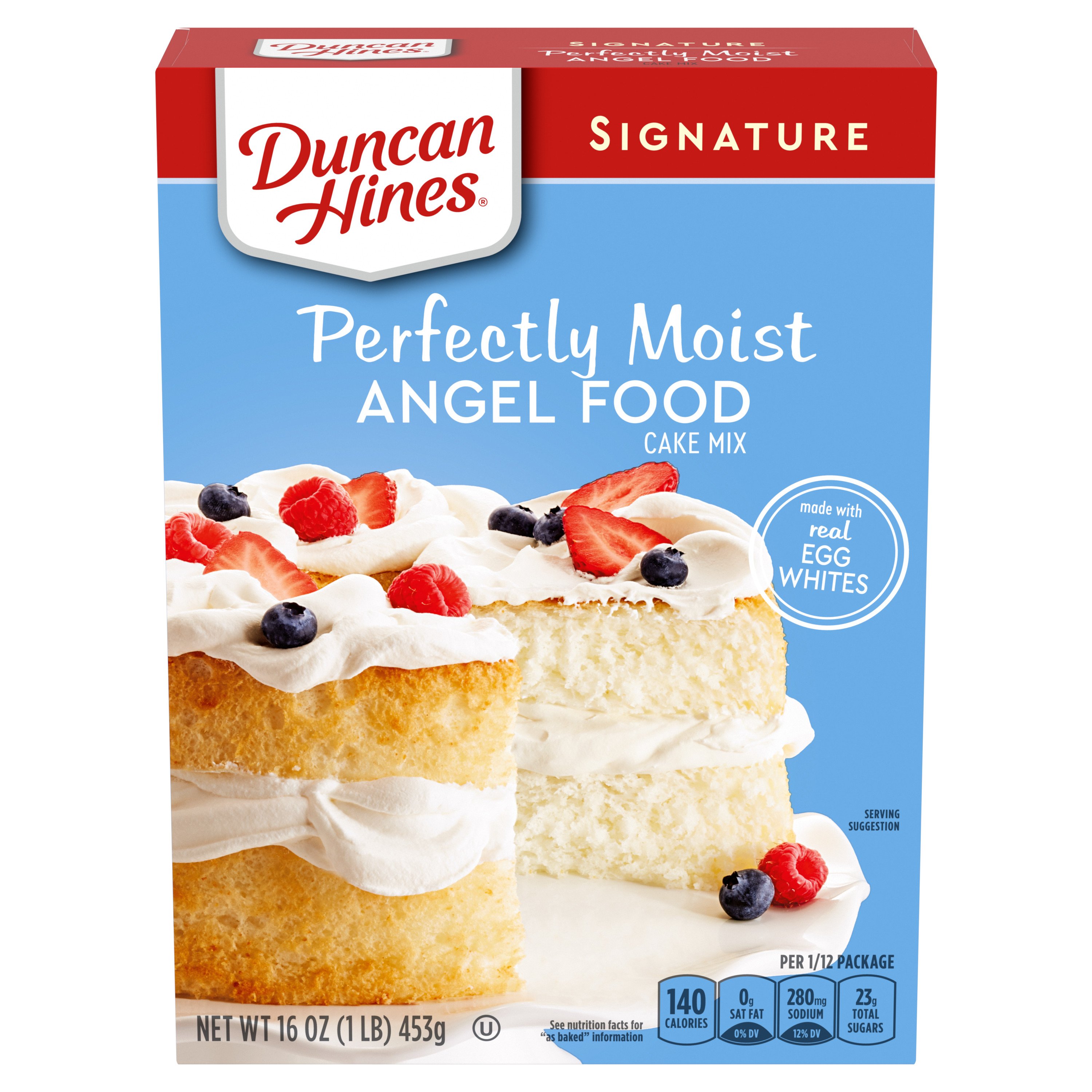 Duncan Hines Angel Food Cake Mix - Shop Baking Ingredients H-E-B