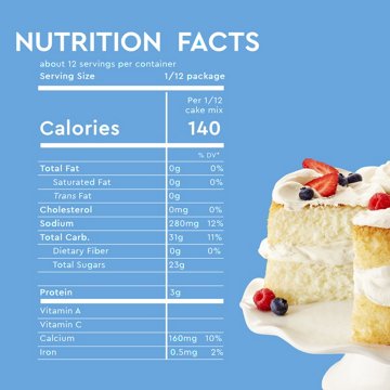 Duncan Hines Signature Perfectly Moist Angel Food Cake Mix, 16 oz