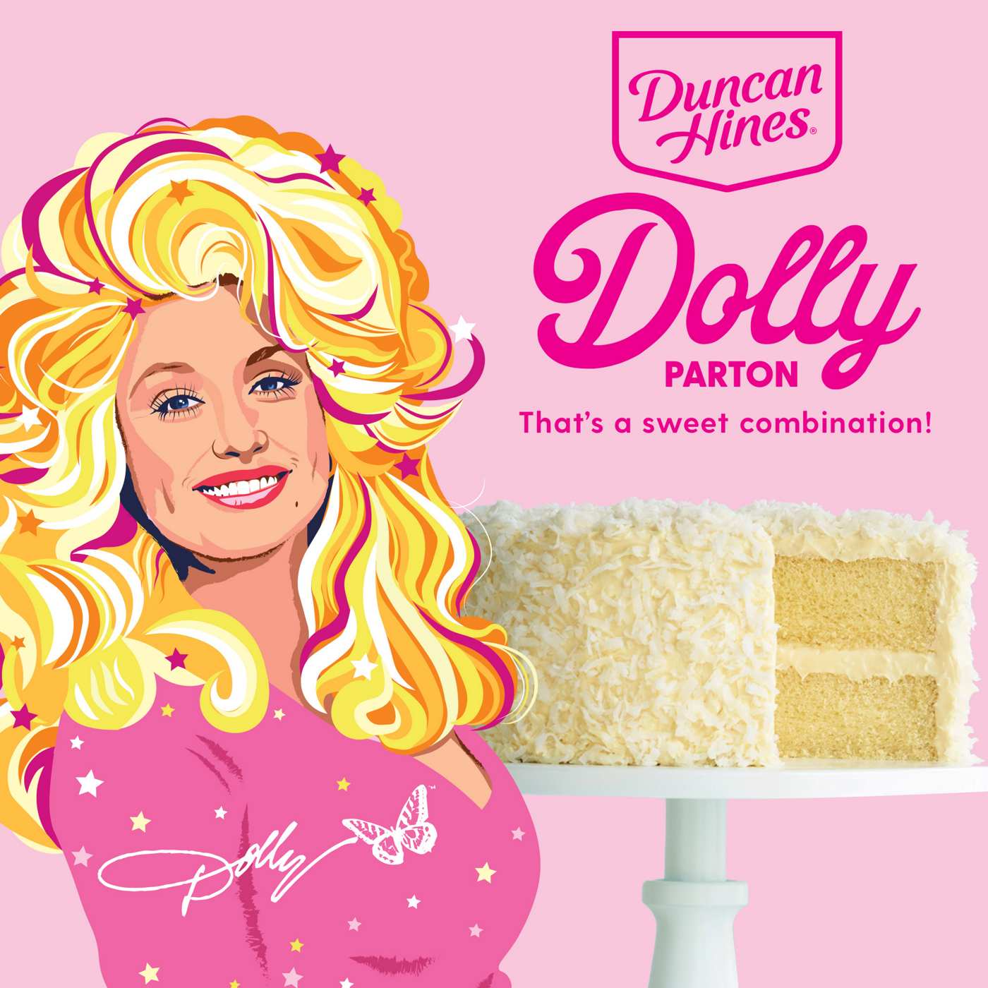 Duncan Hines Dolly Parton's Favorite Creamy Buttercream Flavored Cake Frosting; image 4 of 7