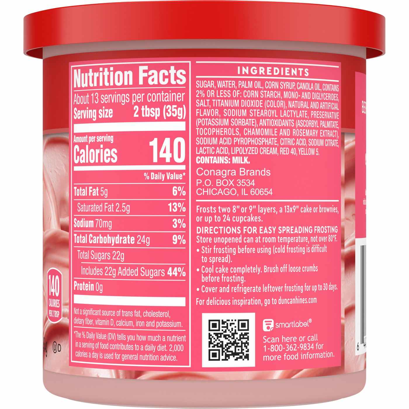 Duncan Hines Creamy Strawberries 'n Cream Frosting; image 7 of 7