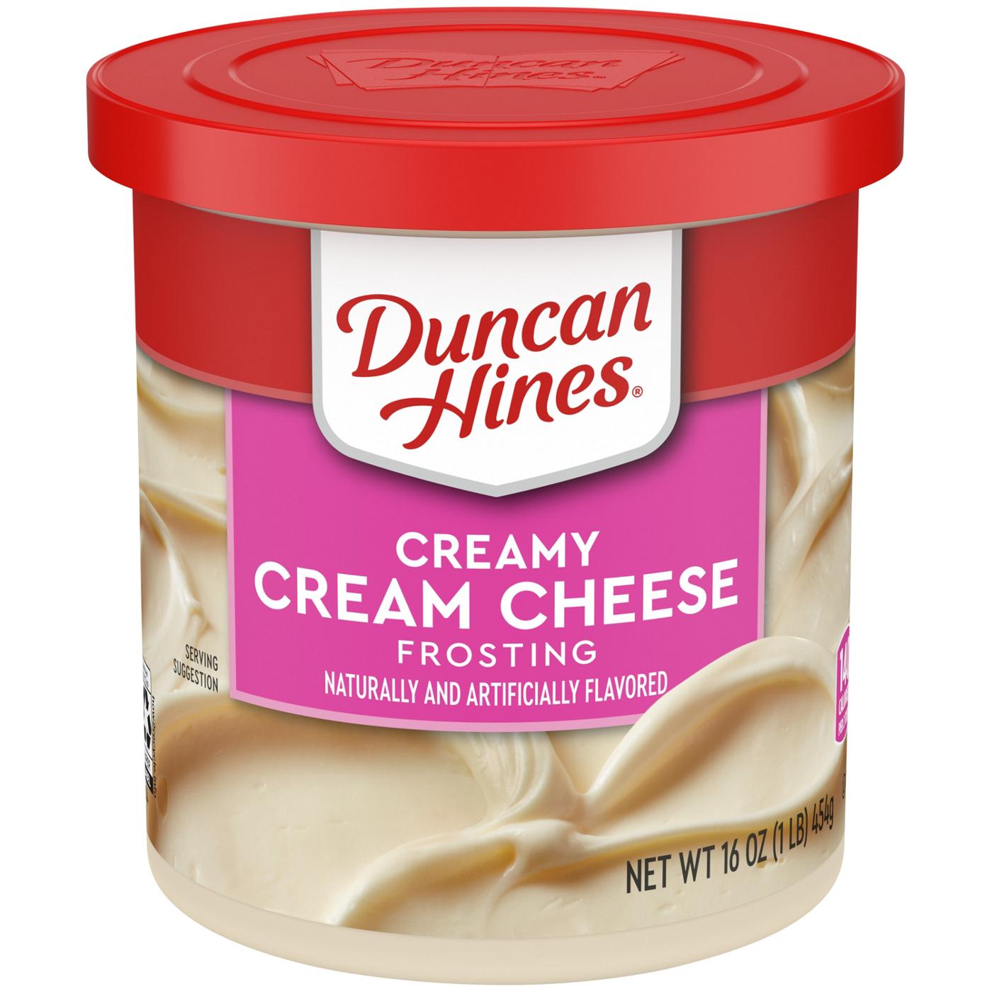 Duncan Hines Creamy Cream Cheese Frosting; image 1 of 4