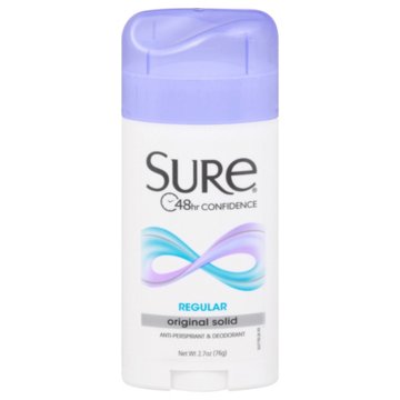 Sure Original Solid  Regular Scent Antiperspirant & Deodorant