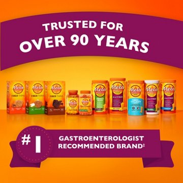 Metamucil Psyllium Husk Powder, 4-in-1 Daily Fiber Supplement with Real Sugar, Original Coarse Texture, Unflavored