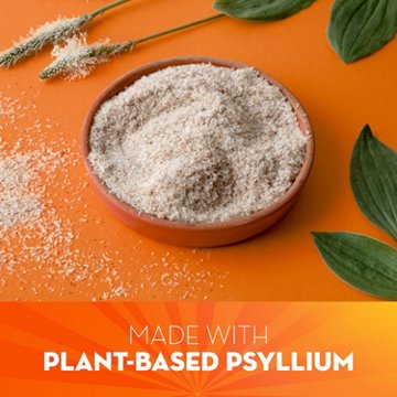 Metamucil On-the-Go Fiber Packets for Digestive Health & Regularity, Sugar-Free, 4-in-1 Psyllium Husk Fiber Supplement, Orange Flavor