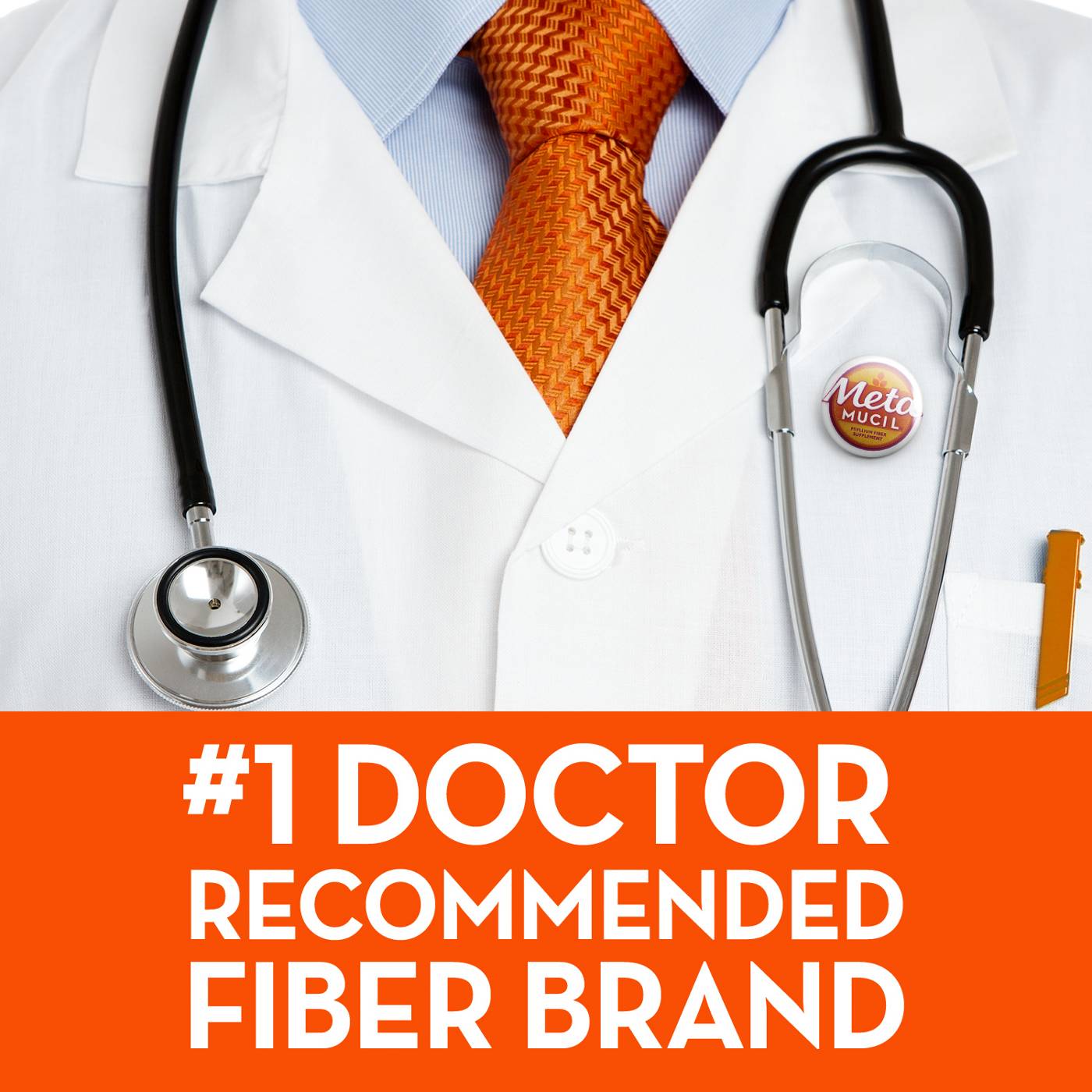 Metamucil On-the-Go Fiber Packets for Digestive Health & Regularity, Sugar-Free, 4-in-1 Psyllium Husk Fiber Supplement, Orange Flavor; image 8 of 9