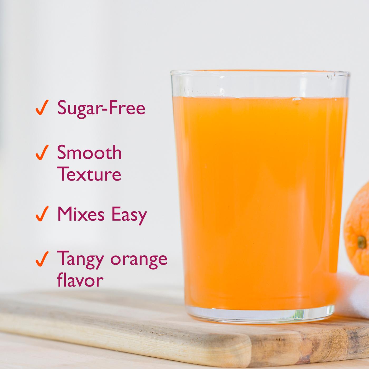 Metamucil 4-in-1 Psyllium Husk Fiber Supplement, Sugar-Free, Plant-Based, Daily Fiber Powder for Digestive Health, Orange Flavor; image 2 of 10