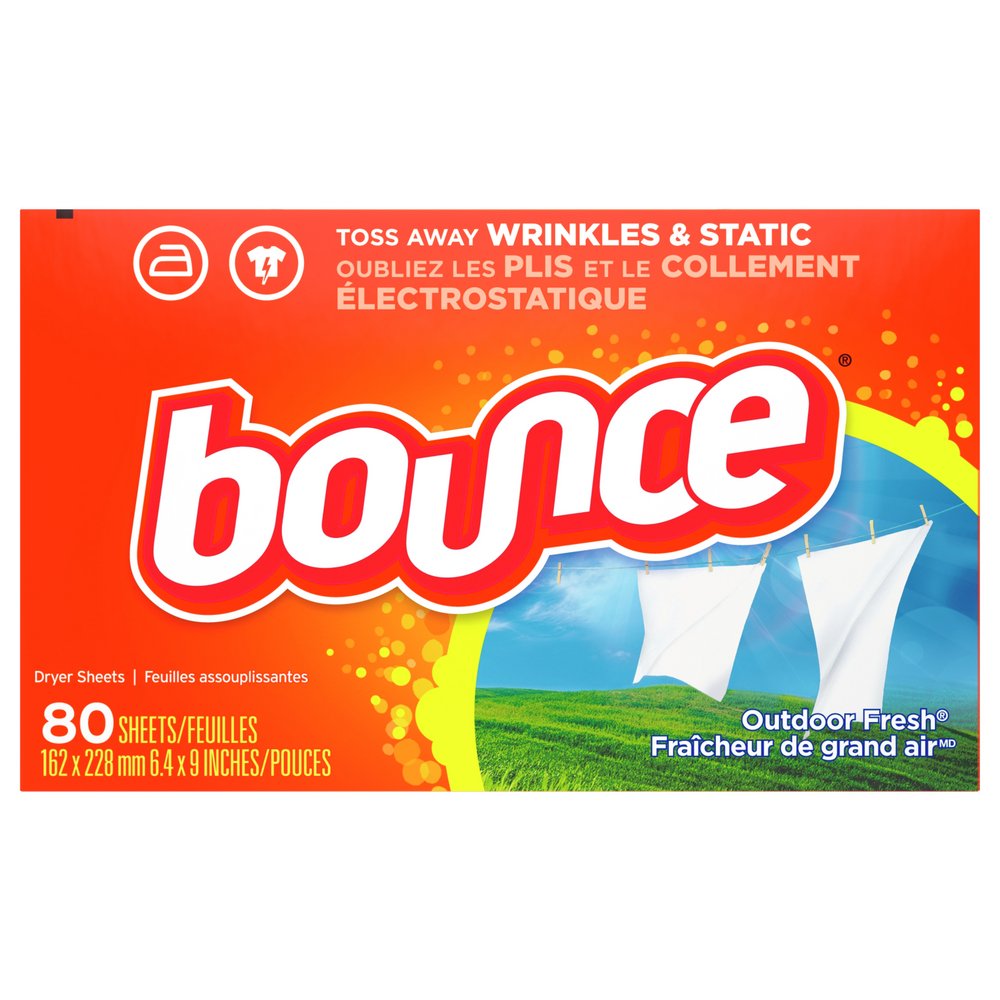 Bounce Outdoor Fresh Fabric Softener Dryer Sheets Shop Laundry At H E B
