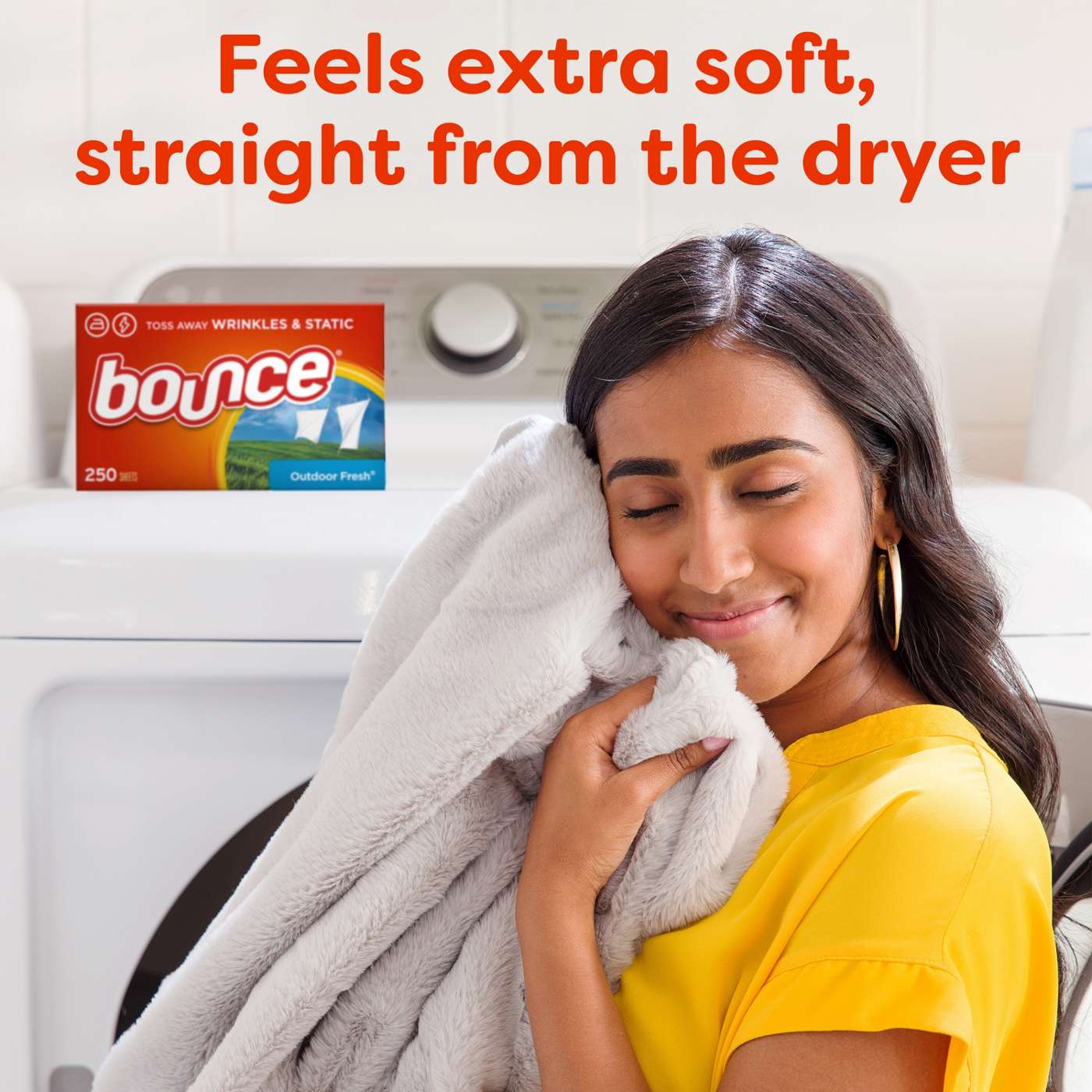 Bounce Dryer Sheets, Outdoor Fresh Scent; image 8 of 9