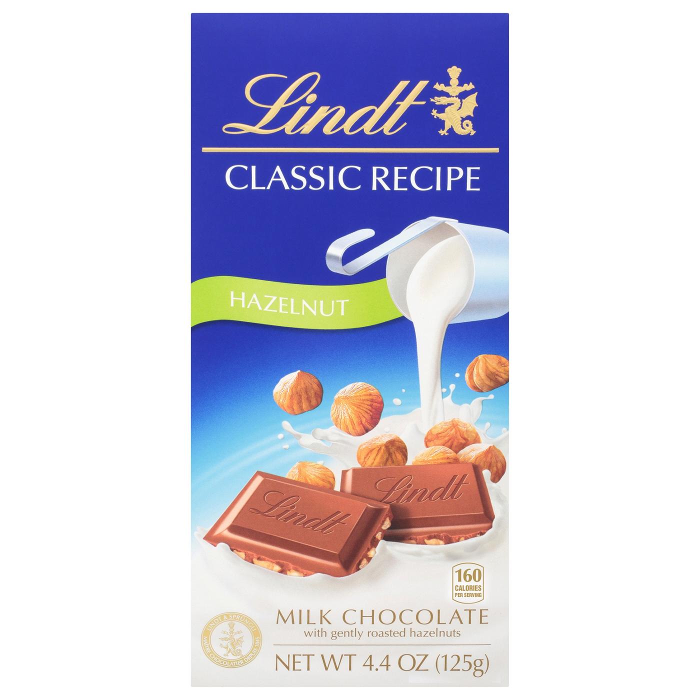 Lindt Classic Recipe Hazelnut Milk Chocolate Bar; image 1 of 2