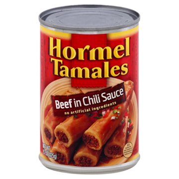 Hormel Beef Tamales in Chili Sauce, 15 oz