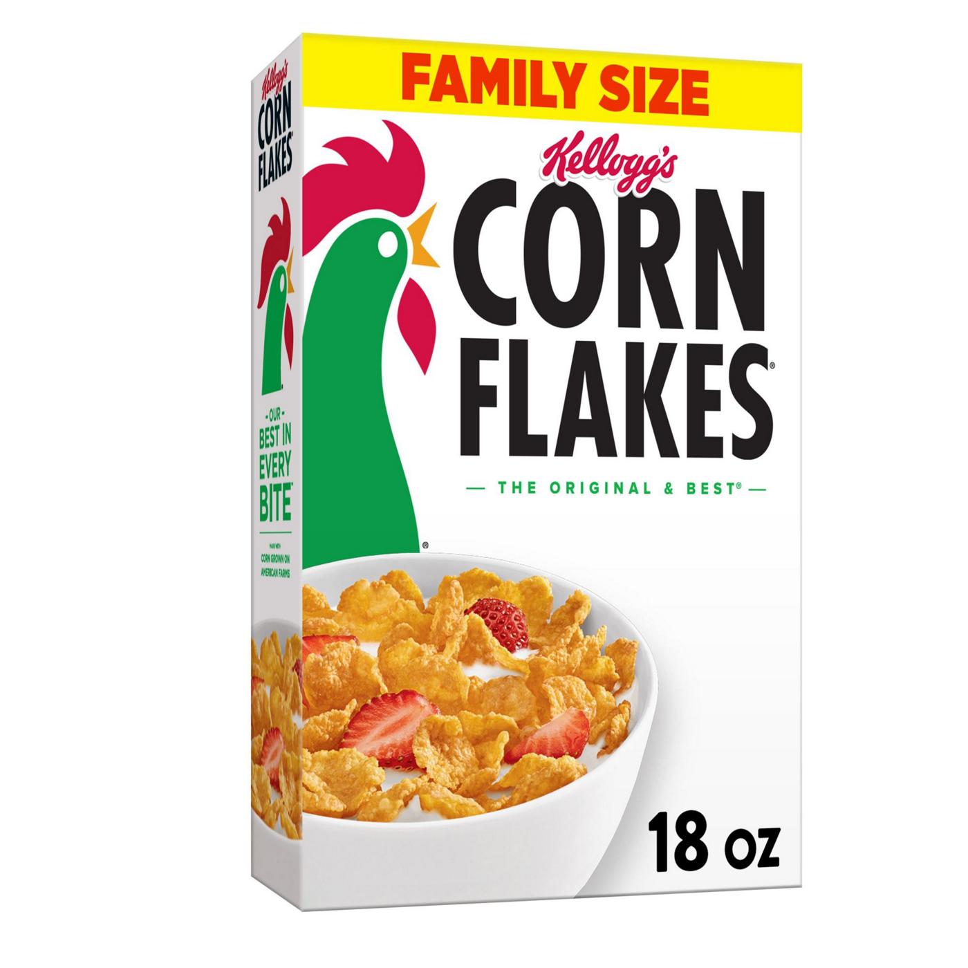 Kellogg's Corn Flakes Original Cold Breakfast Cereal; image 1 of 5