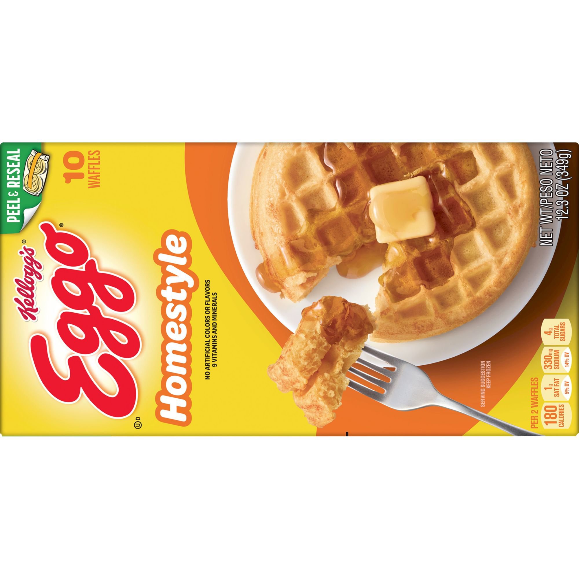 Eggo Homestyle Original Frozen Waffles - Shop Entrees & Sides At H-E-B