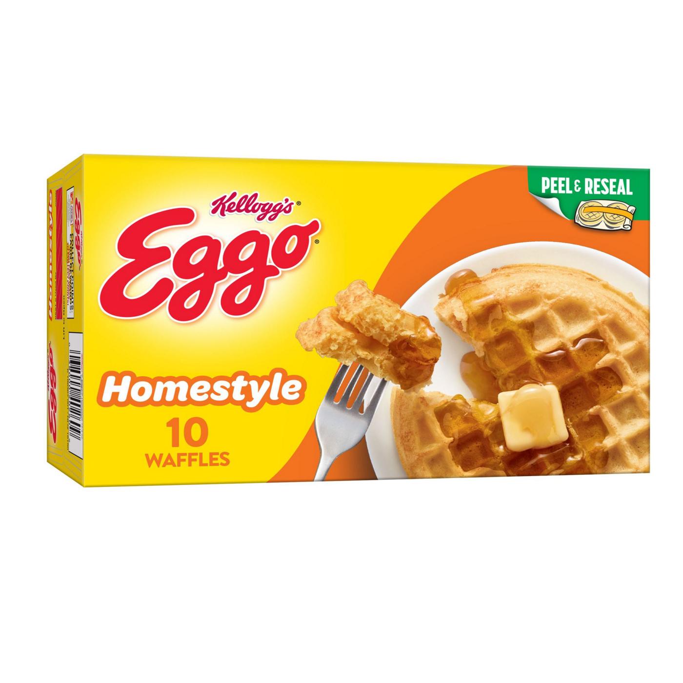 Eggo Homestyle Original Frozen Waffles; image 5 of 6