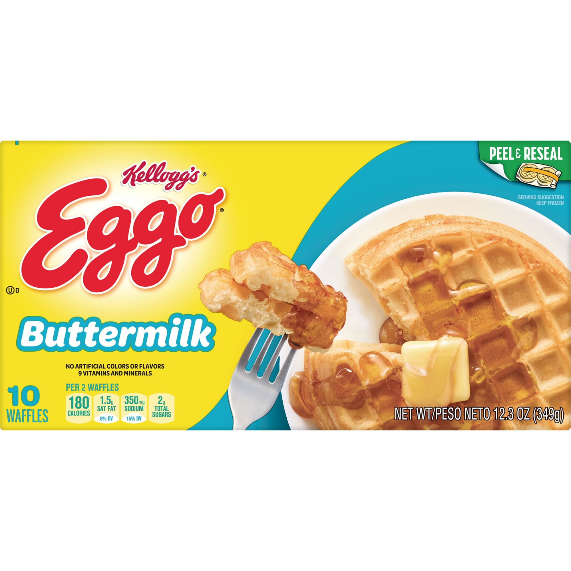 Kellogg S Eggo Buttermilk Waffles Shop Meals Sides At H E B