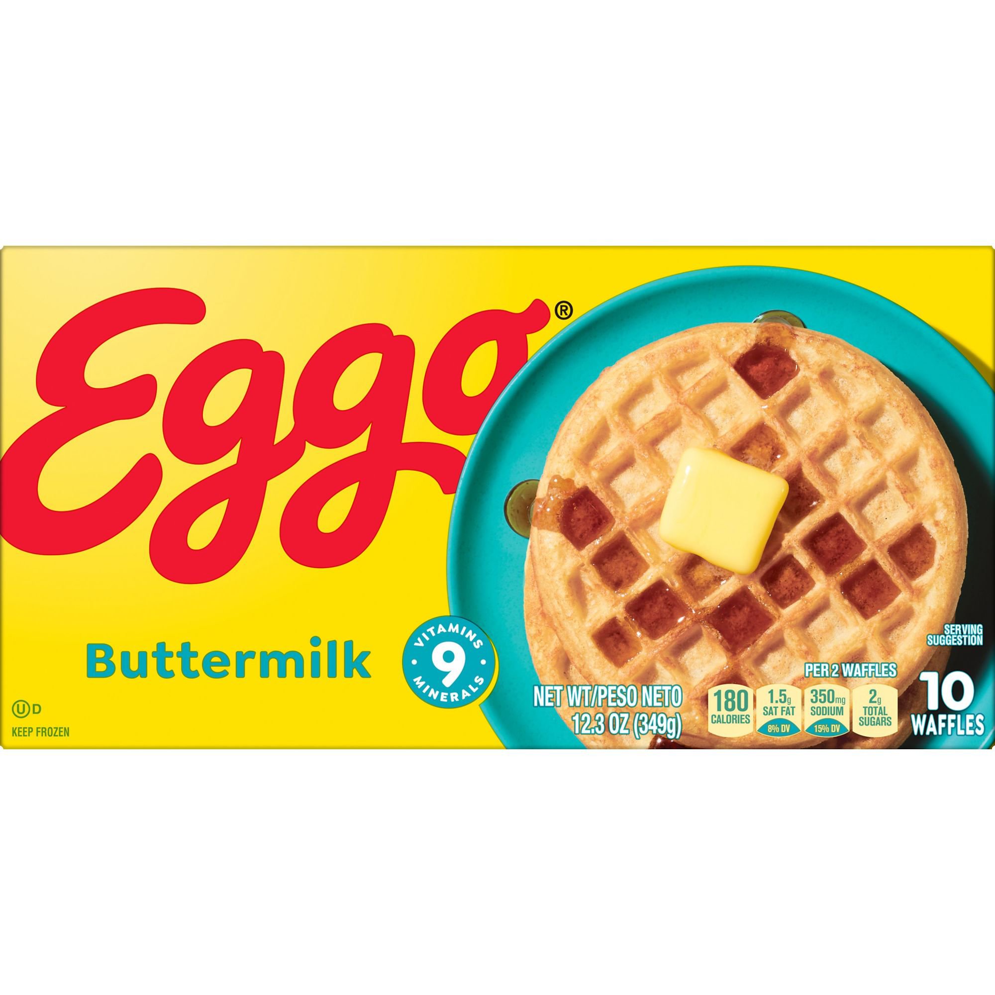 Kellogg S Eggo Buttermilk Waffles Shop Meals Sides At H E B