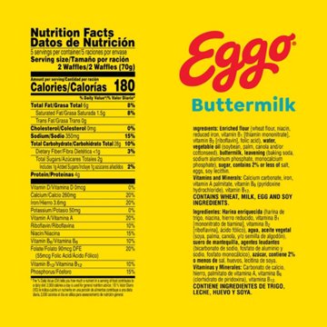 Eggo Buttermilk Frozen Waffles, 10 ct