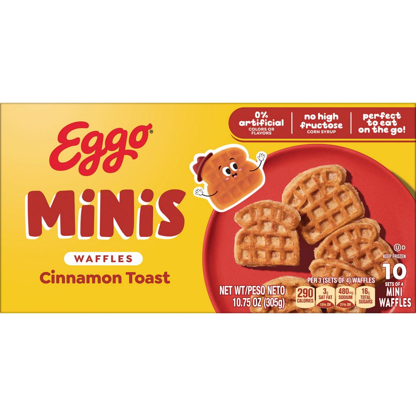Eggo Minis Cinnamon Toast Frozen Waffle Bites; image 1 of 7