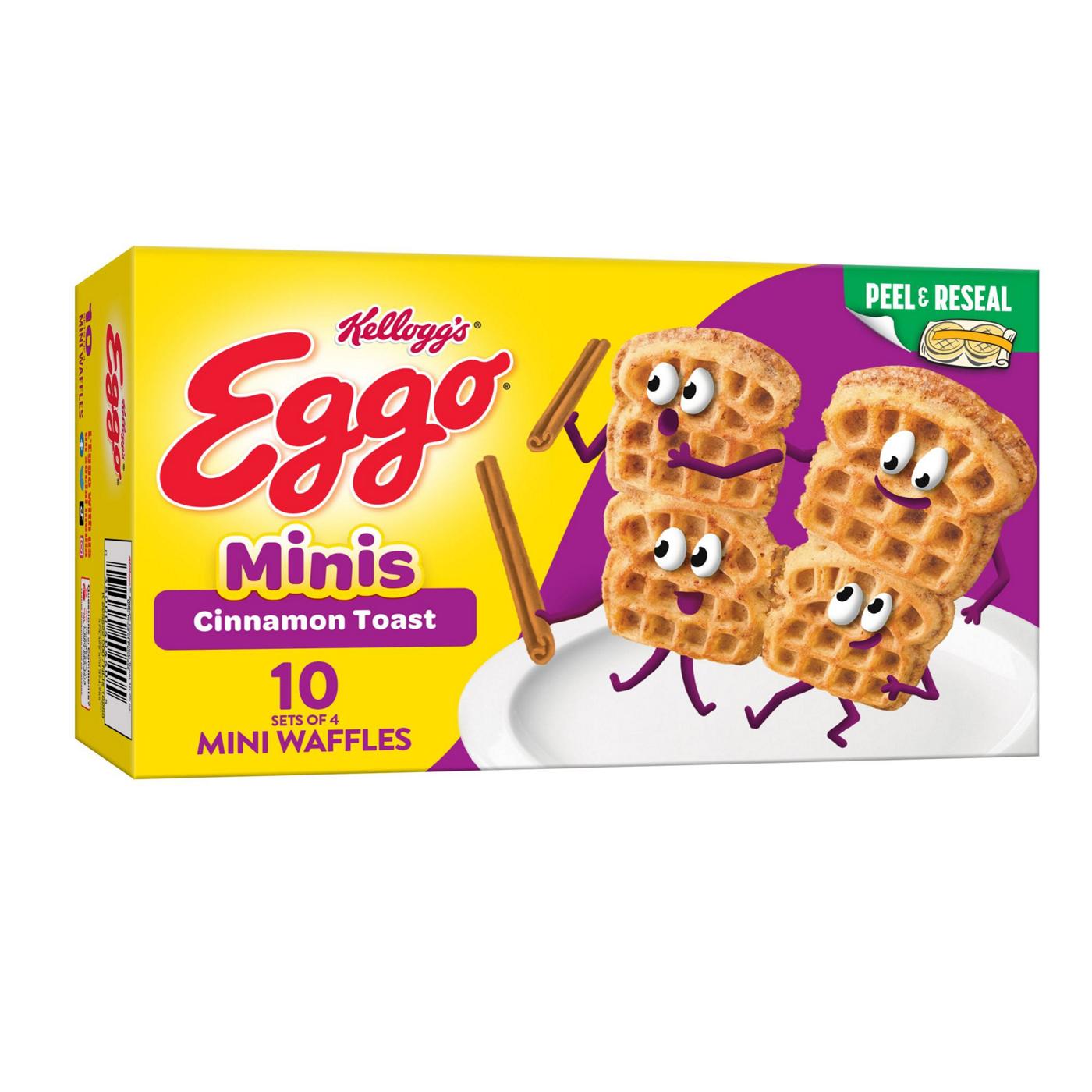 Eggo Minis Cinnamon Toast Frozen Waffle Bites; image 4 of 4