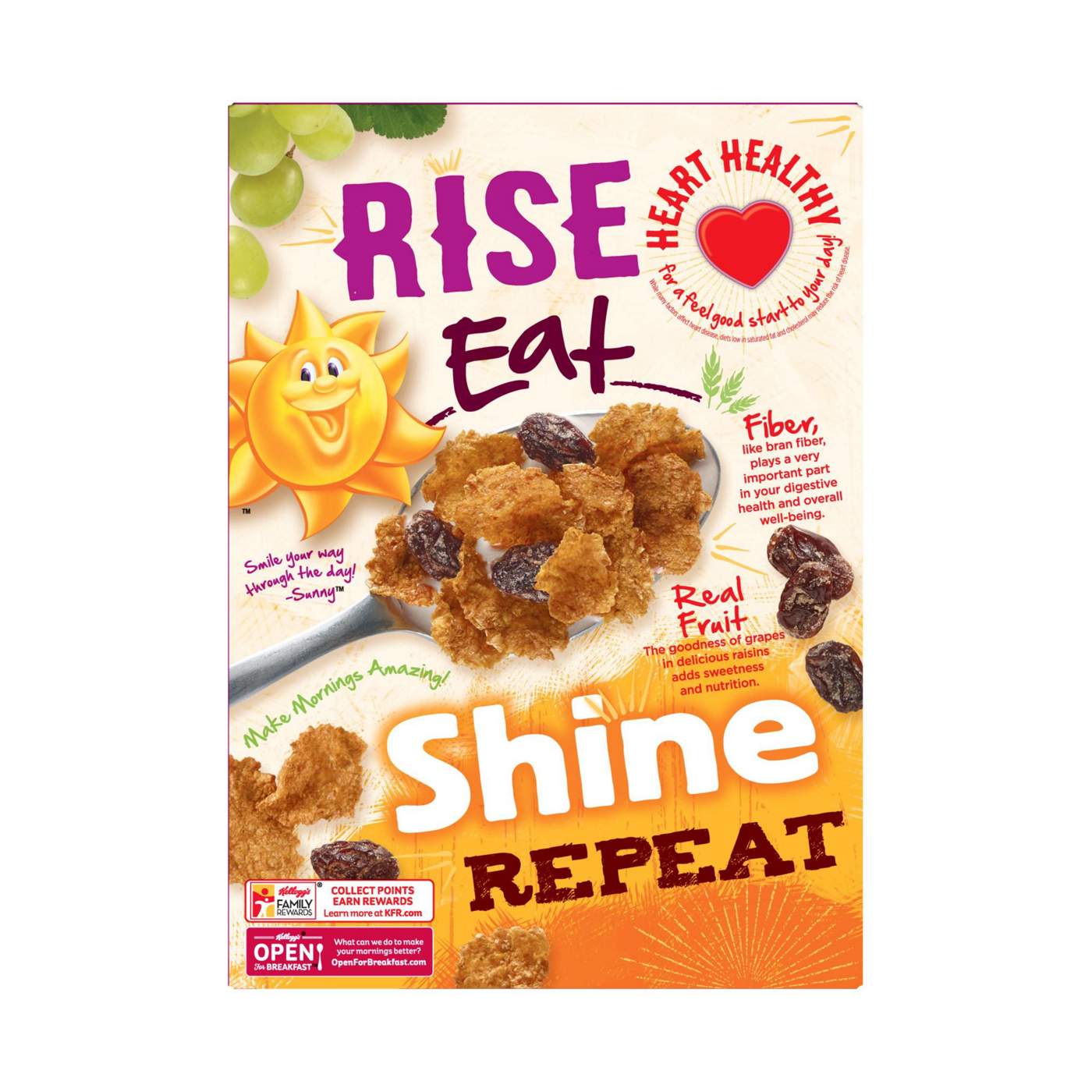 Kellogg's Raisin Bran Original Cold Breakfast Cereal - Shop Cereal at H-E-B