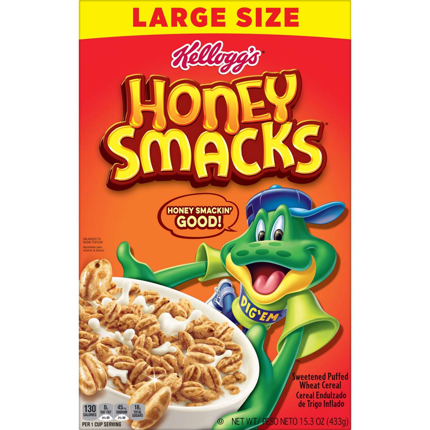 Kellogg's Honey-Smacks Breakfast Cereal; image 11 of 11