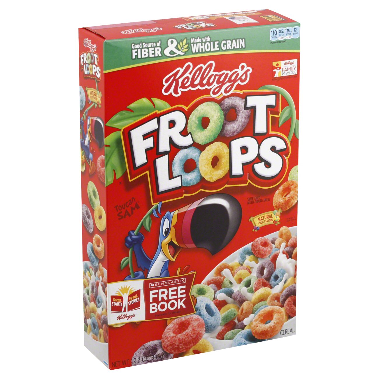 Kellogg's Froot Loops Original Breakfast Cereal - Shop Cereal at H-E-B